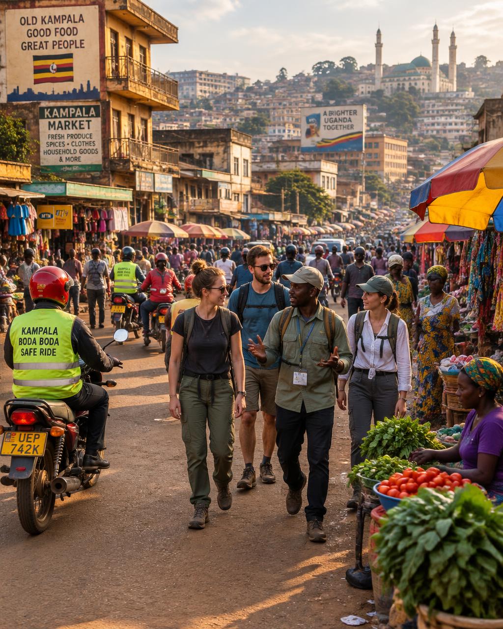 Kampala on foot